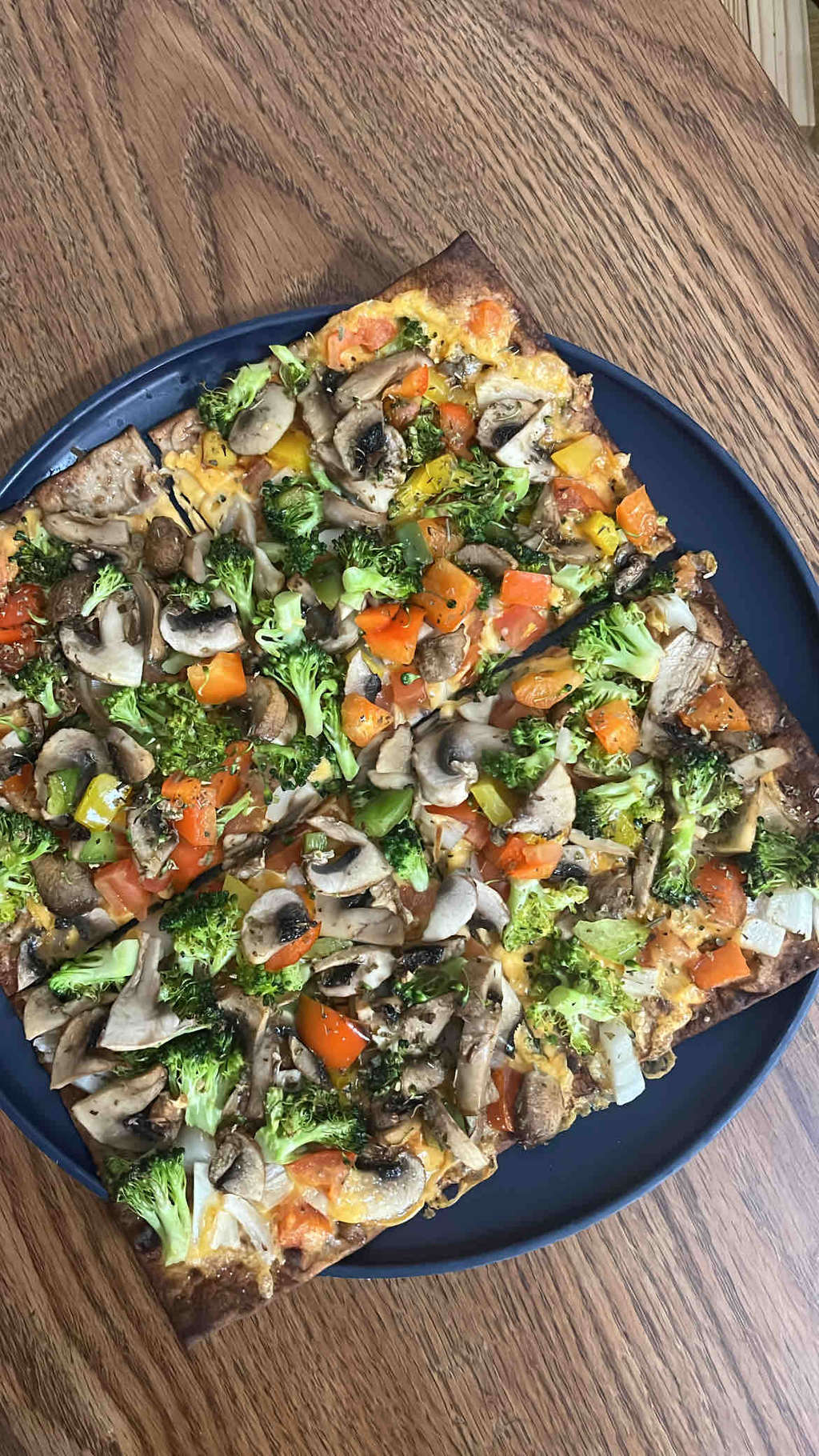 Flat bread pizza