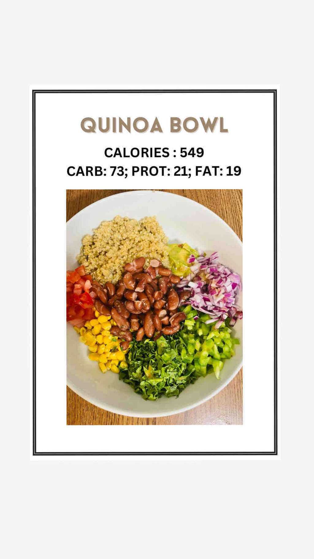 Quinoa Bowl