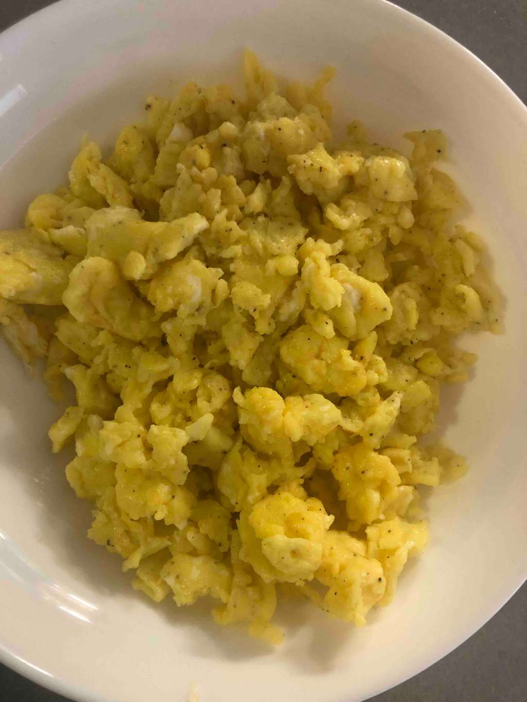 Scrambled egg and cheese