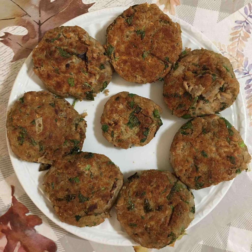 Soya and Potato cutlets