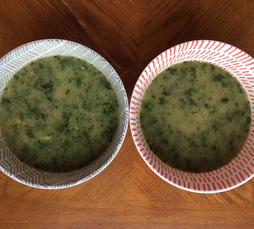 Oats and Kale soup 