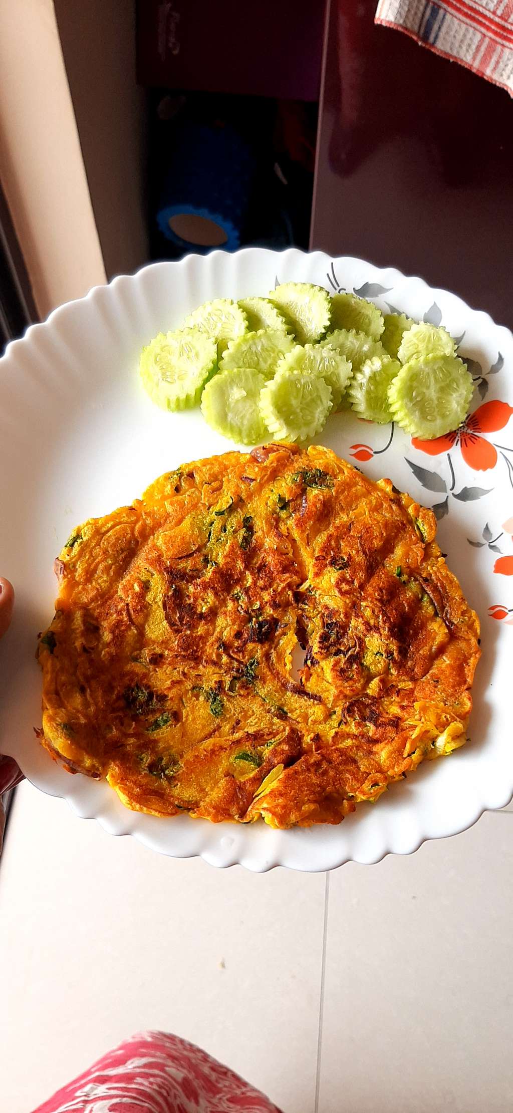 Egg besan chilla