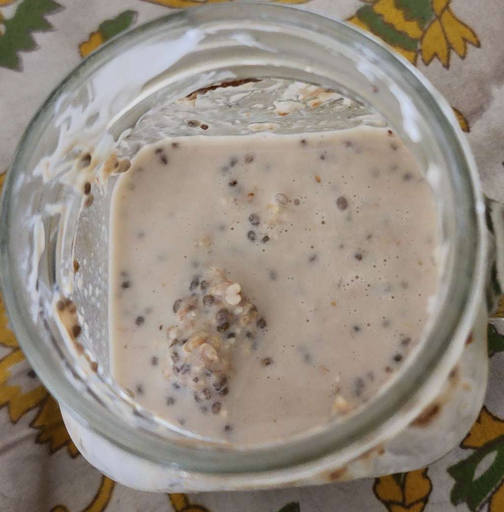 Coffe-Banana Overnight oats