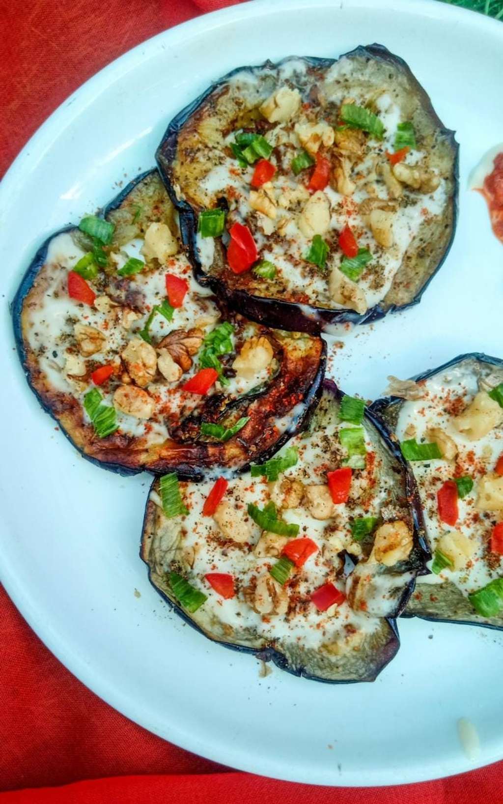 Eggplant with Tahini sauce 
#FITTRMasterchef3