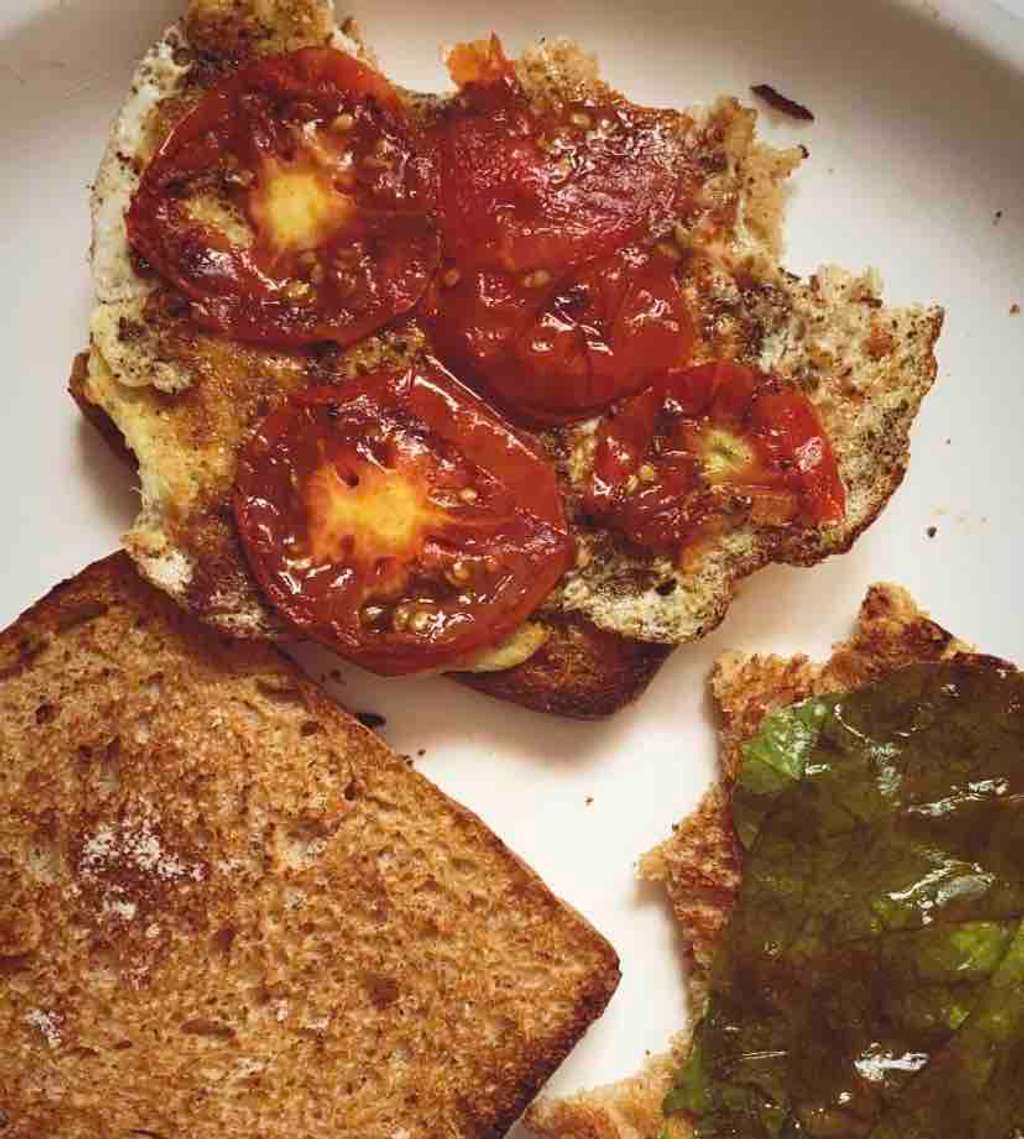 Cheese Tomato Omelette