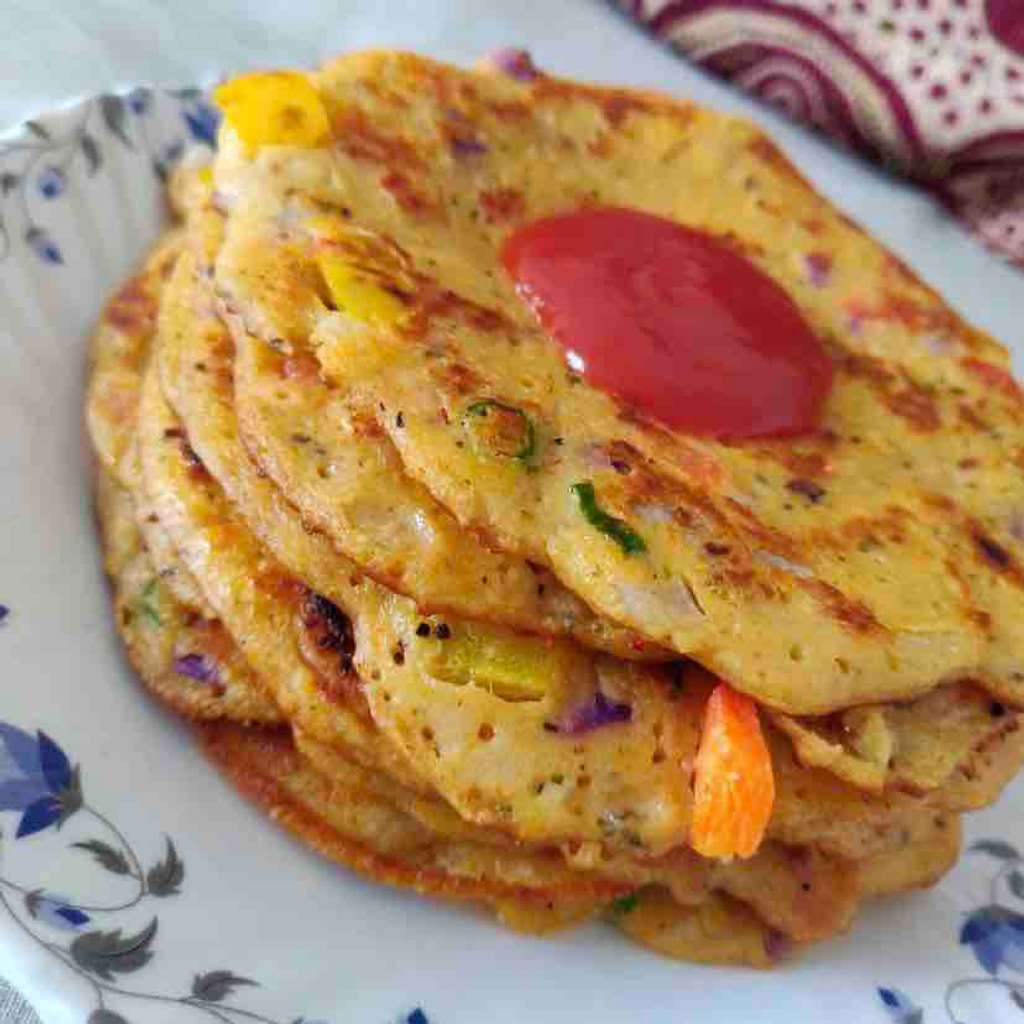 Multi-Grain Veggie Chilla