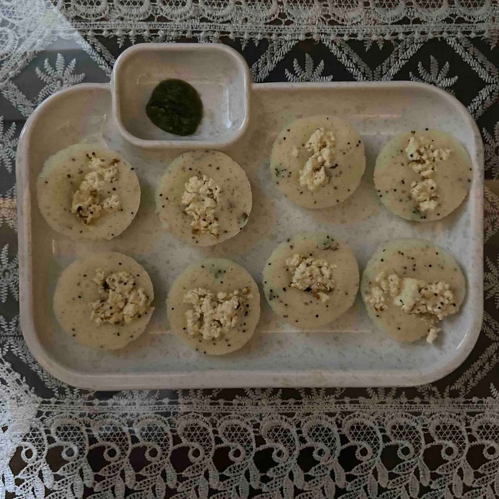 Paneer idli