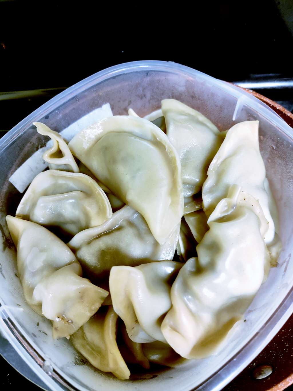 homemade chicken momos 