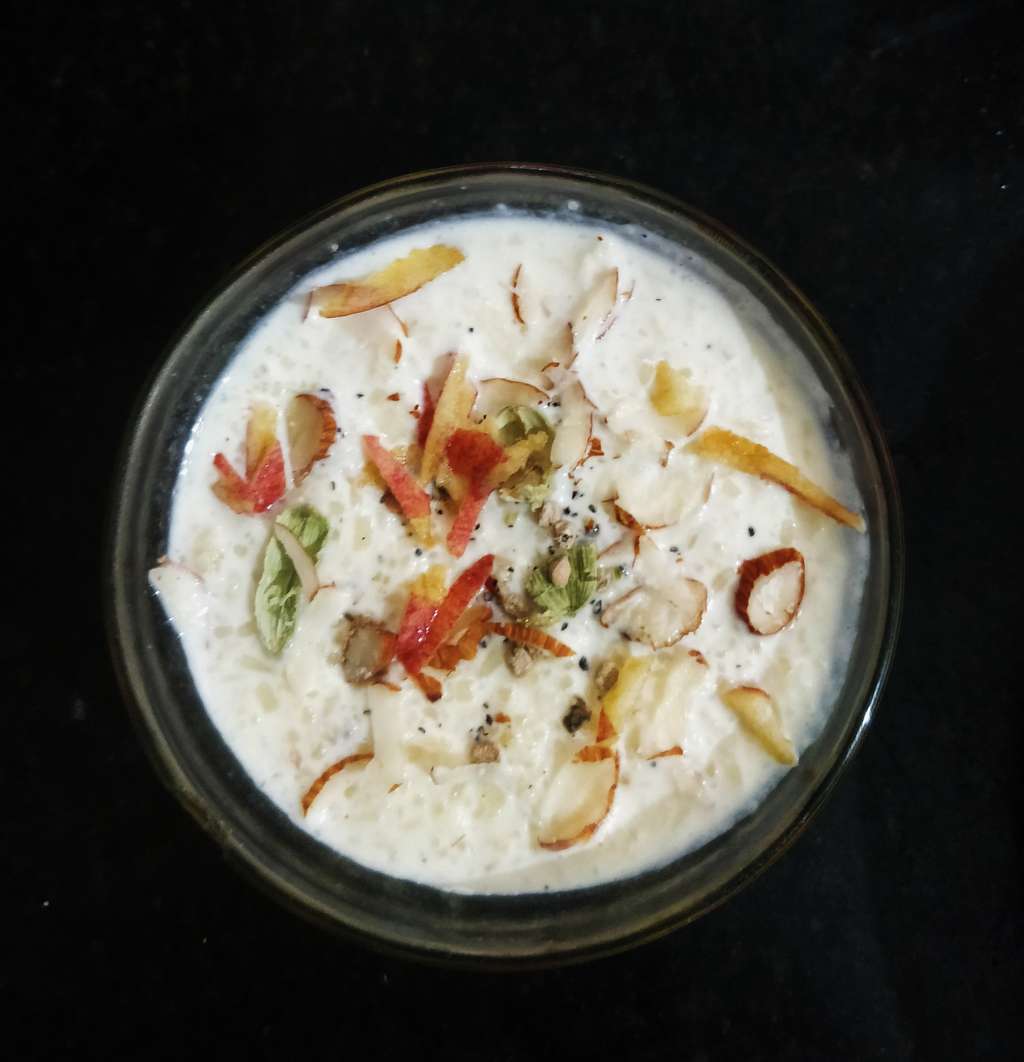 Rice Pudding with Apple 🍎