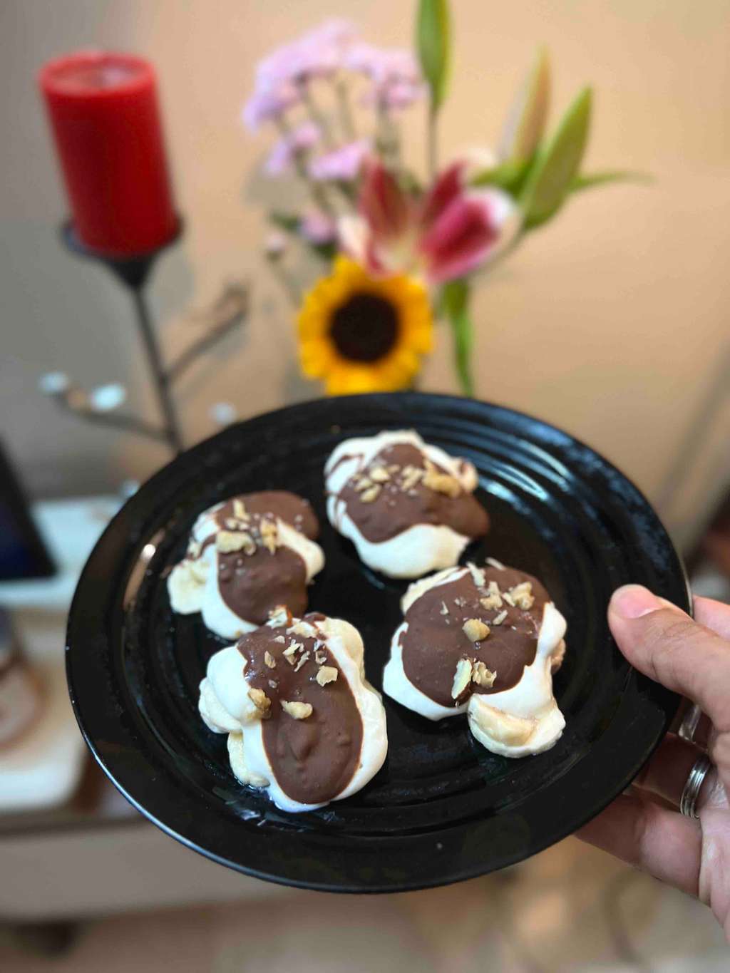 Banana choco bites