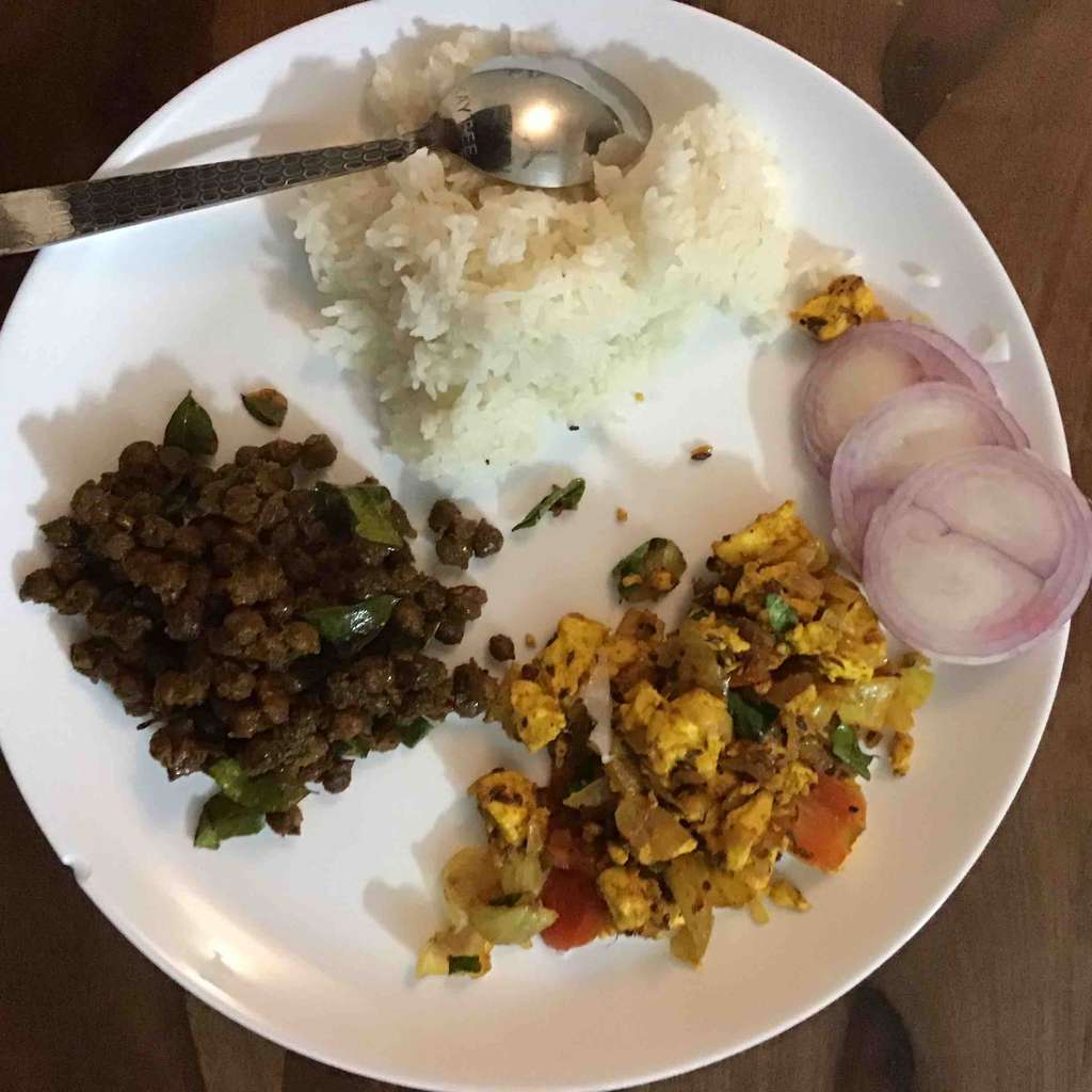 paneer chana rice