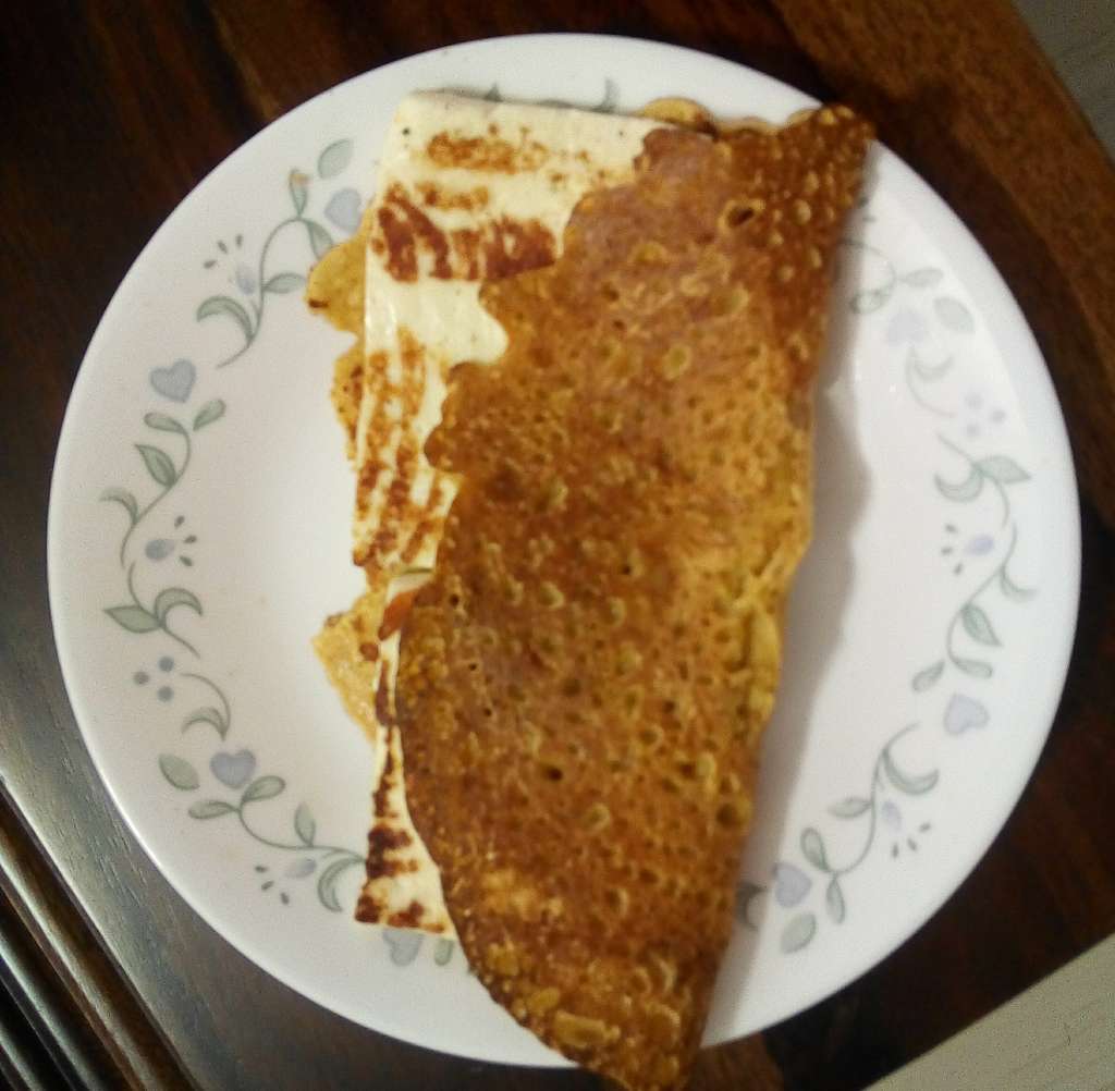 paneer besan chilla