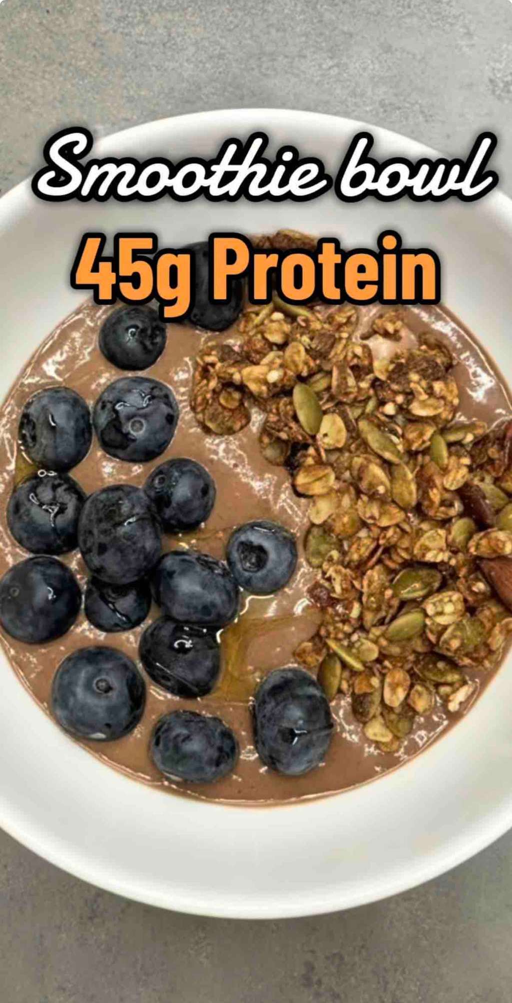 Smoothie bowl - 45g protein