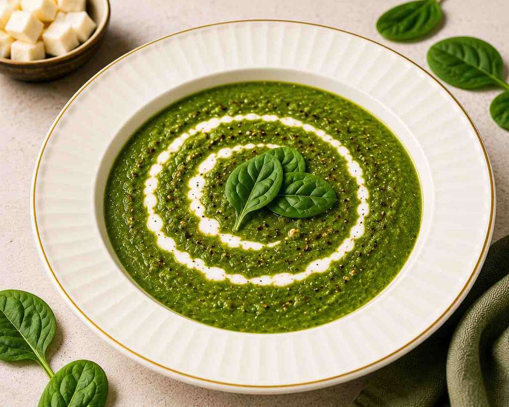 Creamy Spinach soup 