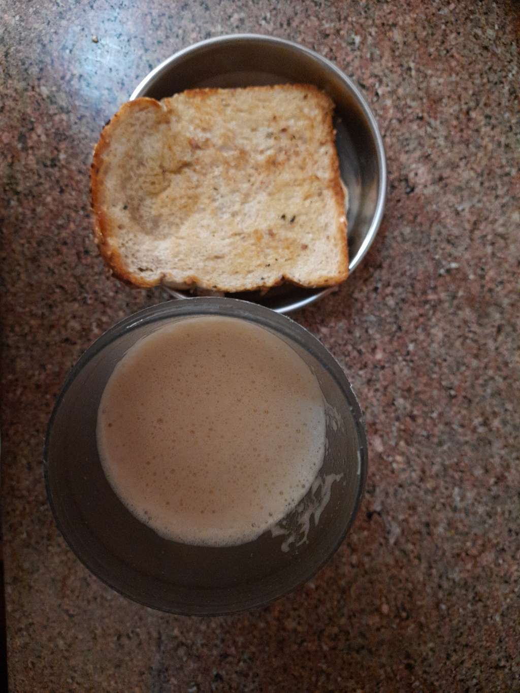 whey coffee with bread 