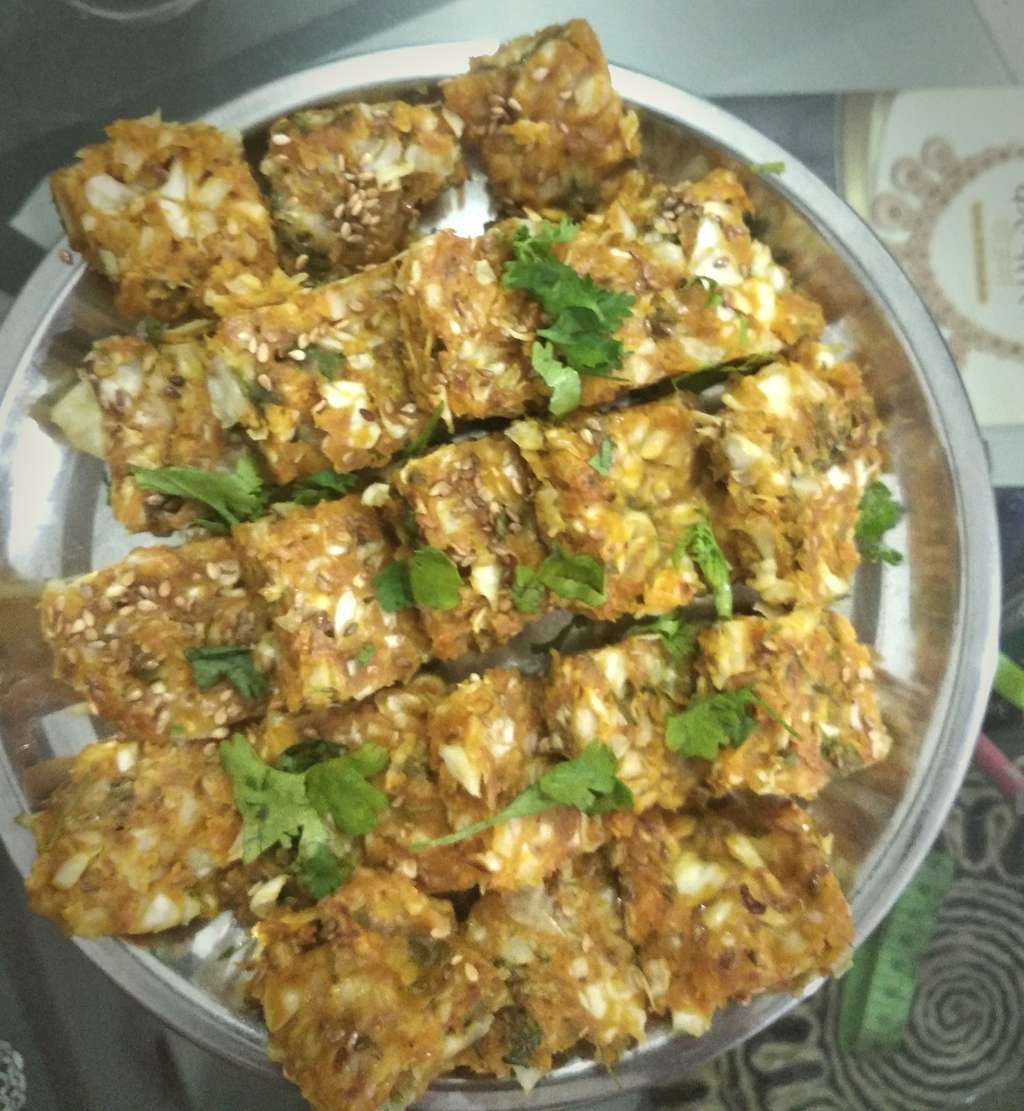 protein packed cabbage fritters