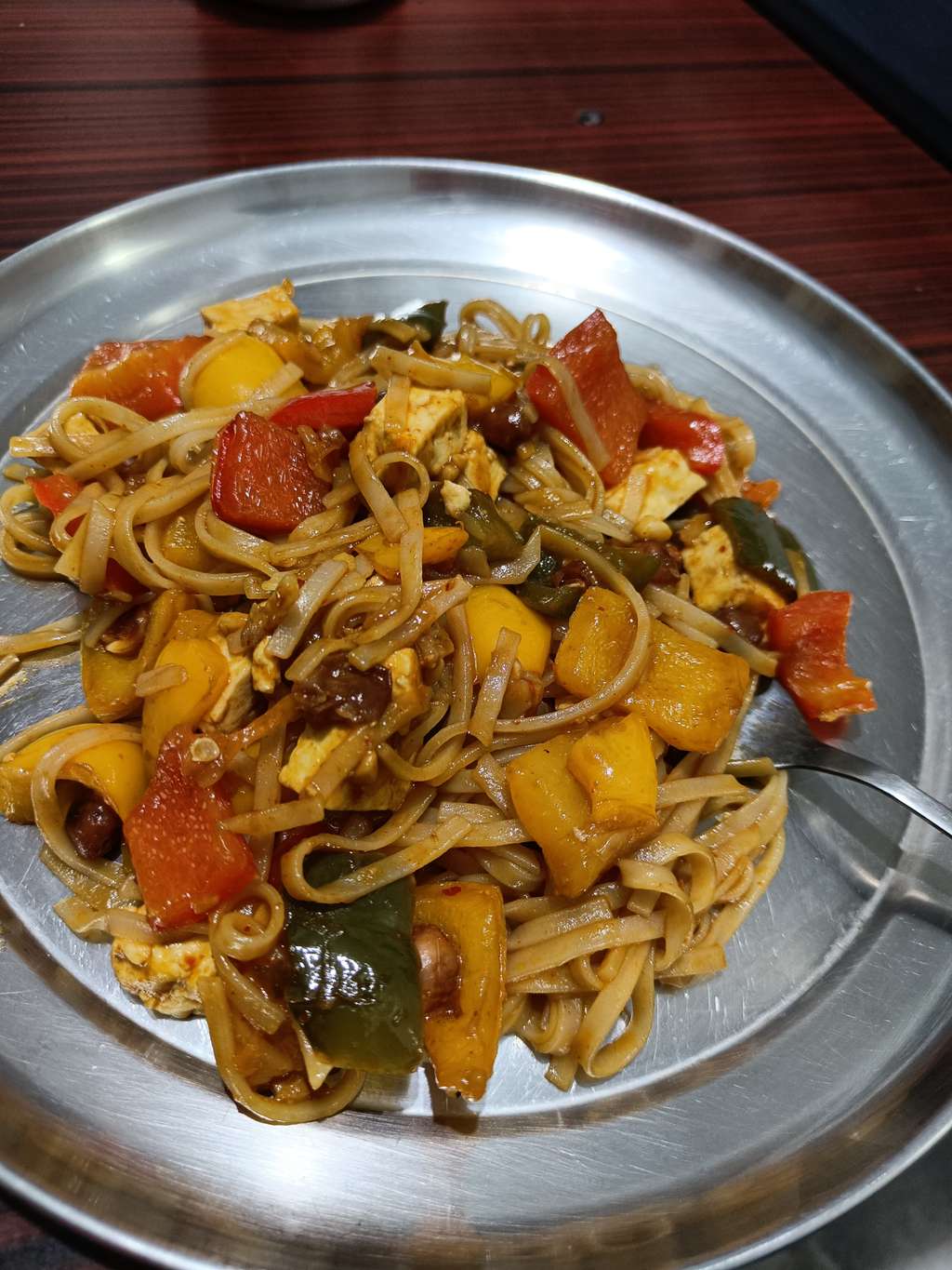 Tofu Noodles with Peanuts