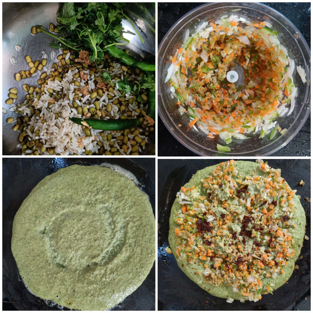 Green Moong Uttapam