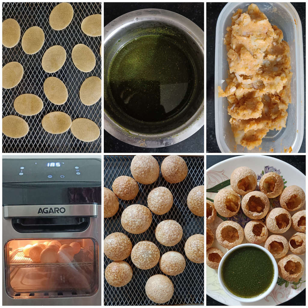 Air-Fried Pani Puri