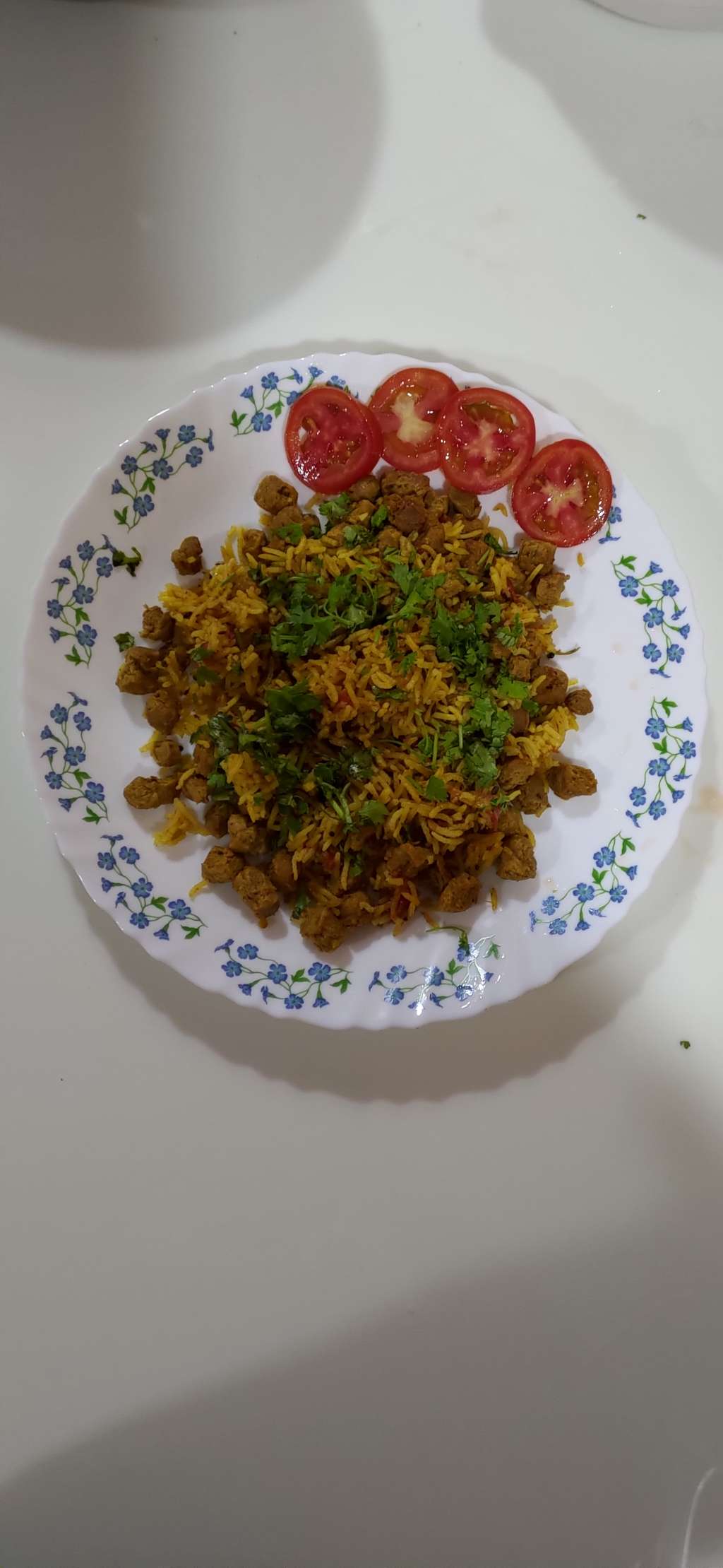 Soya chunks pulao