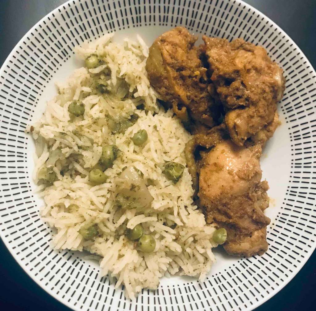 Peas Corriander Rice