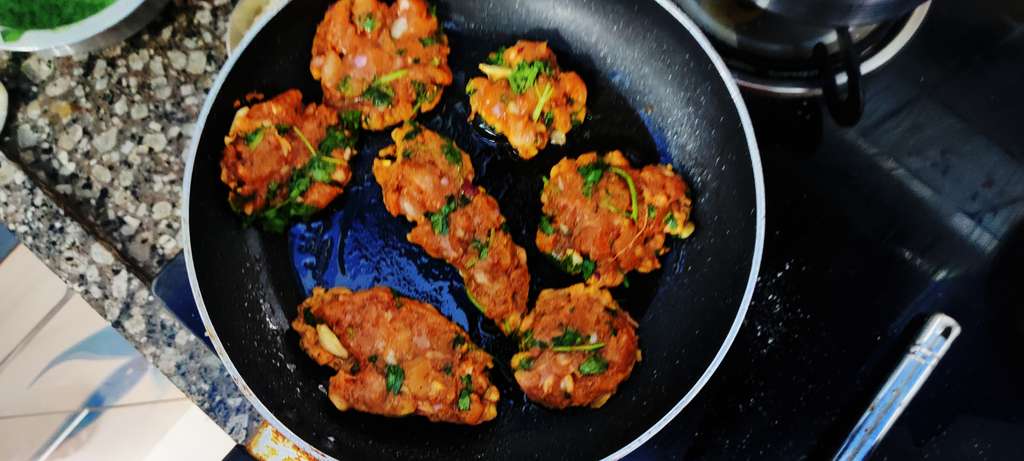 chicken 🐓 kheema kebabs