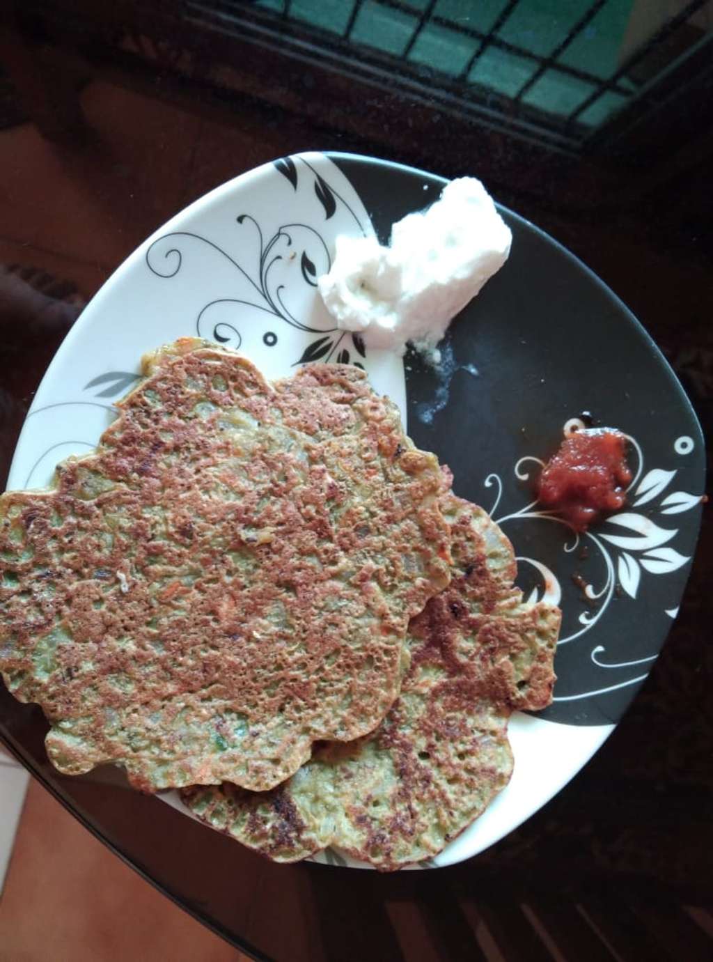 Oats Green Moong Chila