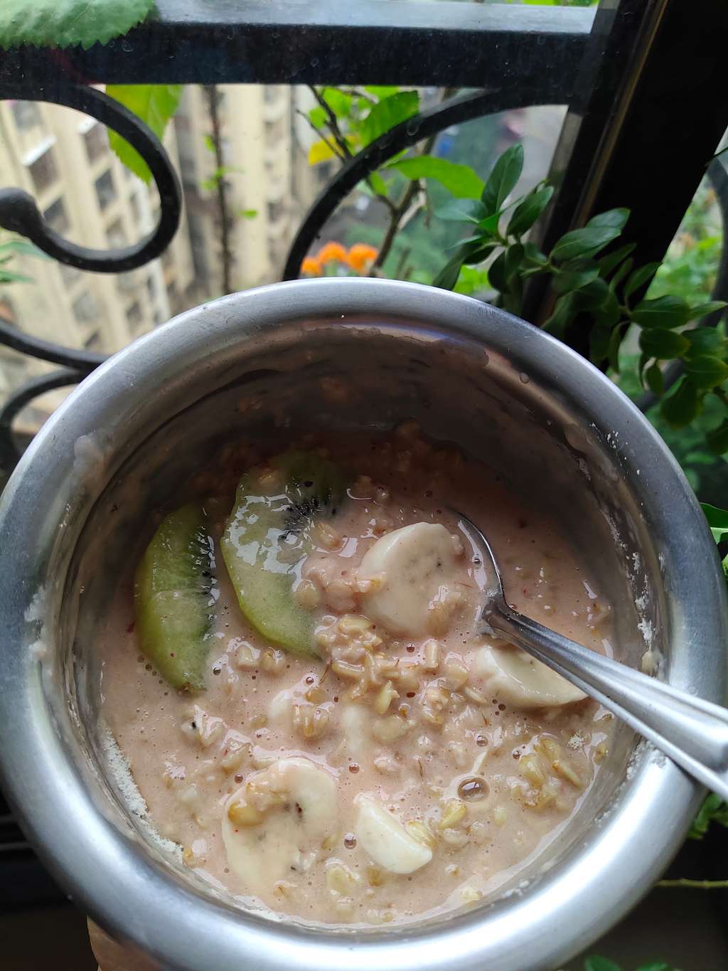 Oats and protien porridge 