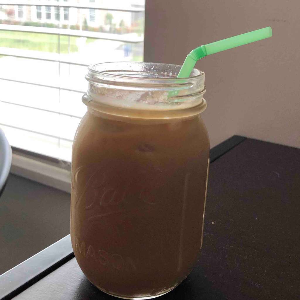 Unsweetened vanilla latte
