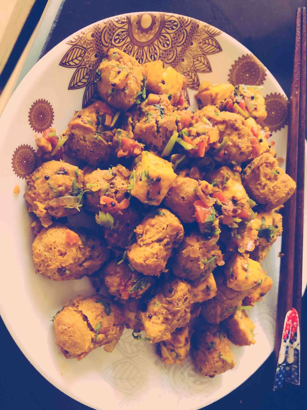 Soya Paneer dry