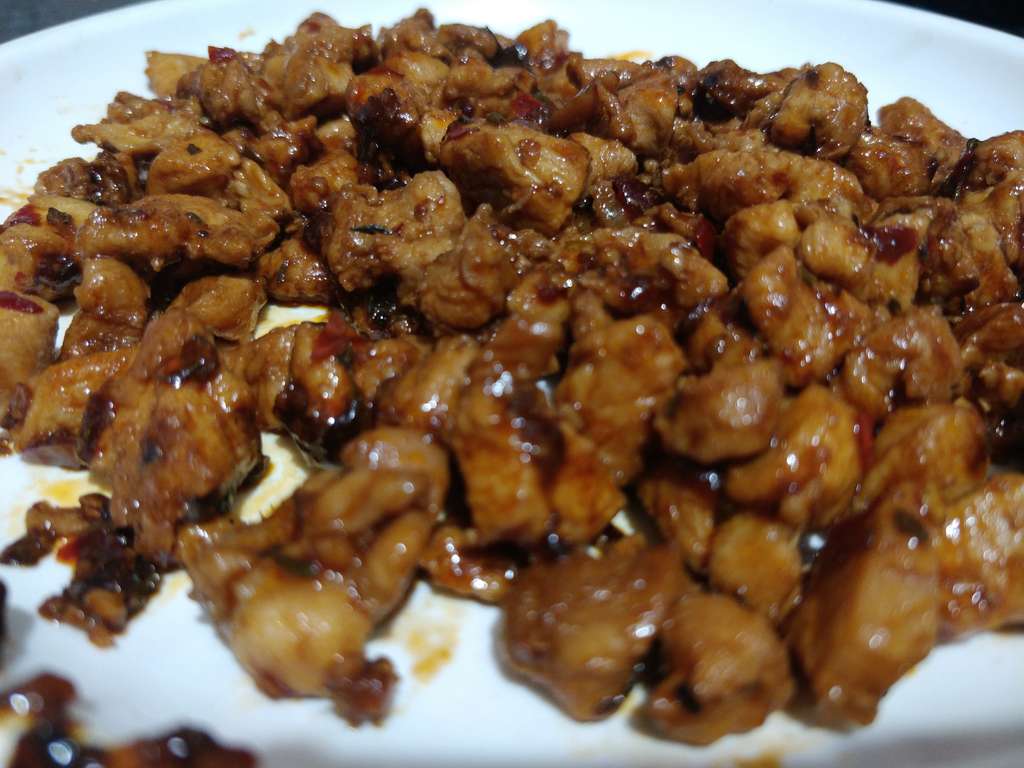 Quick Schezwan Stiry Fry Chicken (A bit Spicy!!)