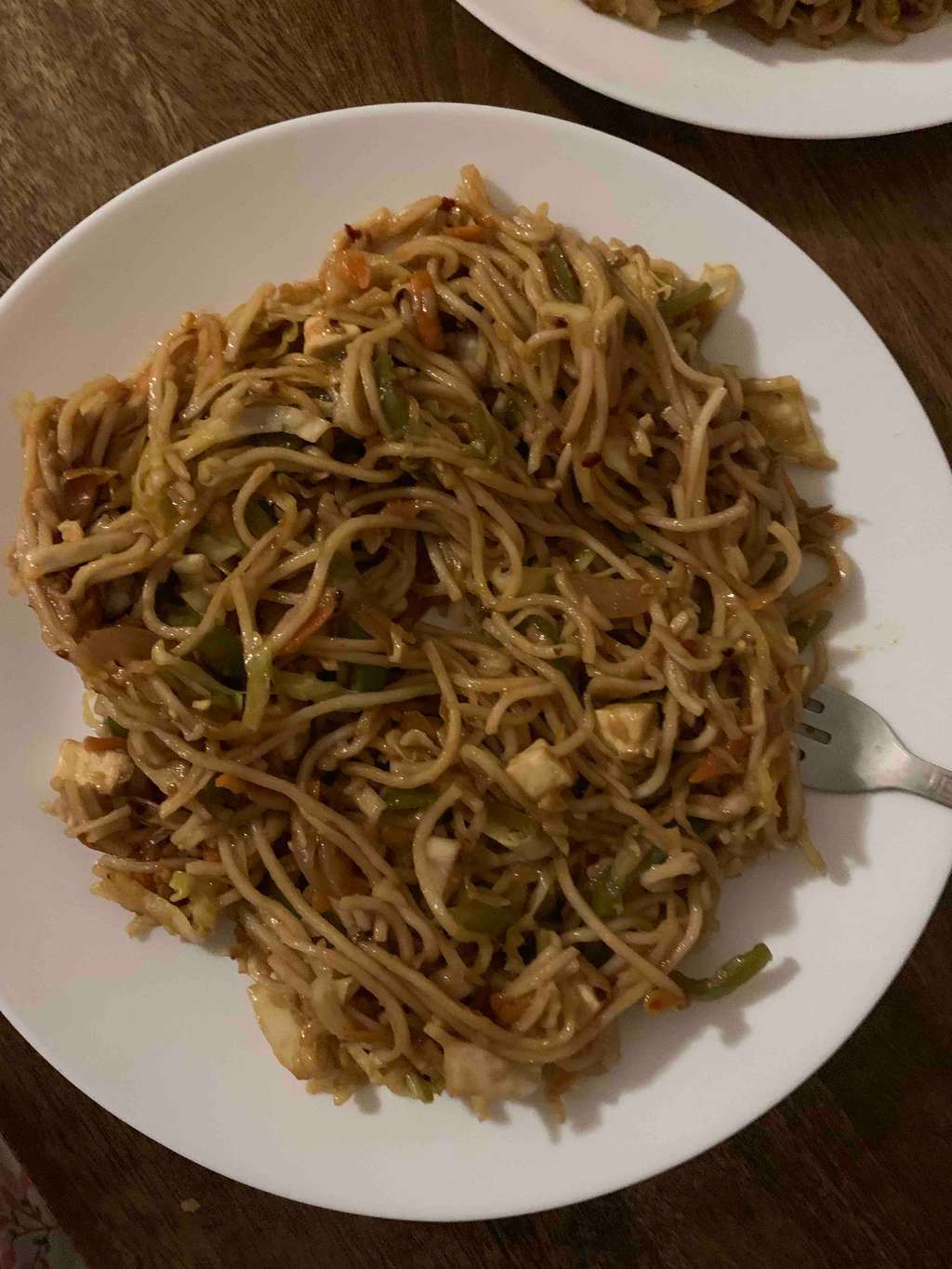 Paneer hakka noodles