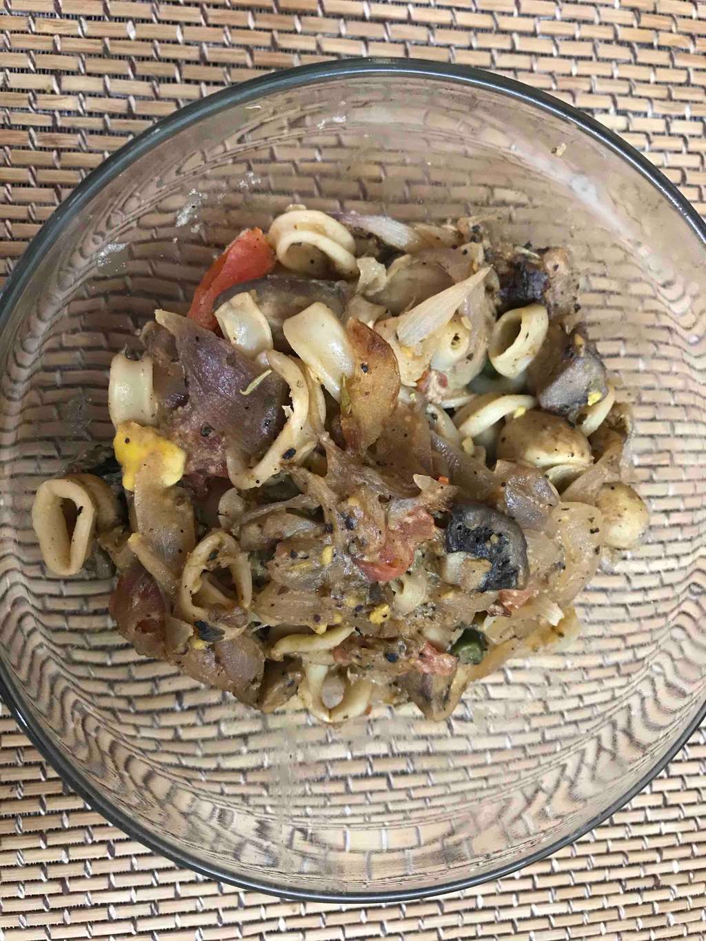 Mushroom creamy squid fry