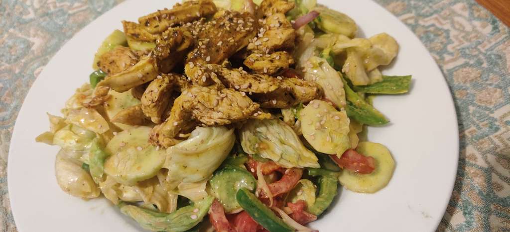 Super quick chicken salad