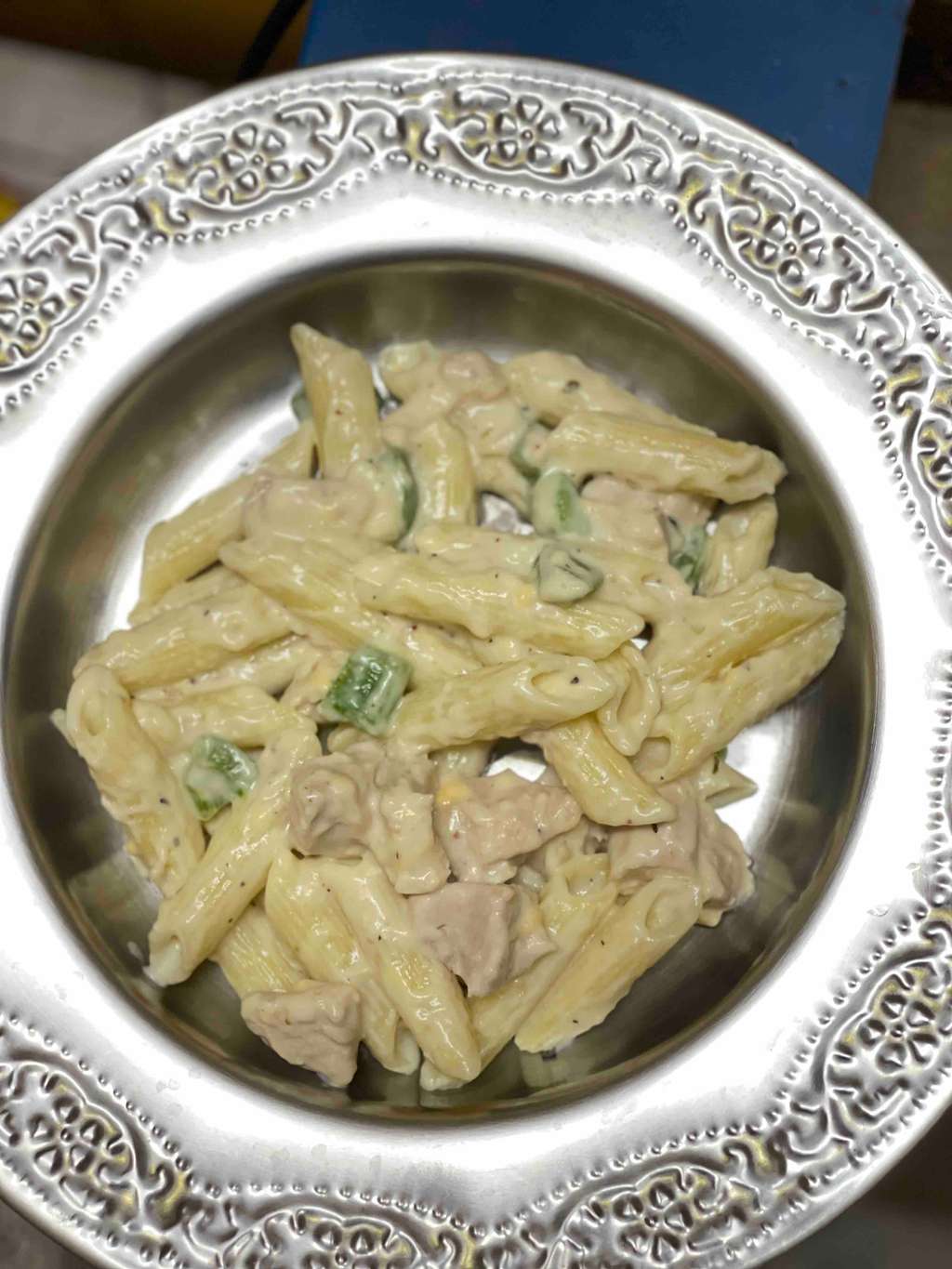 White Sauce Chicken Pasta