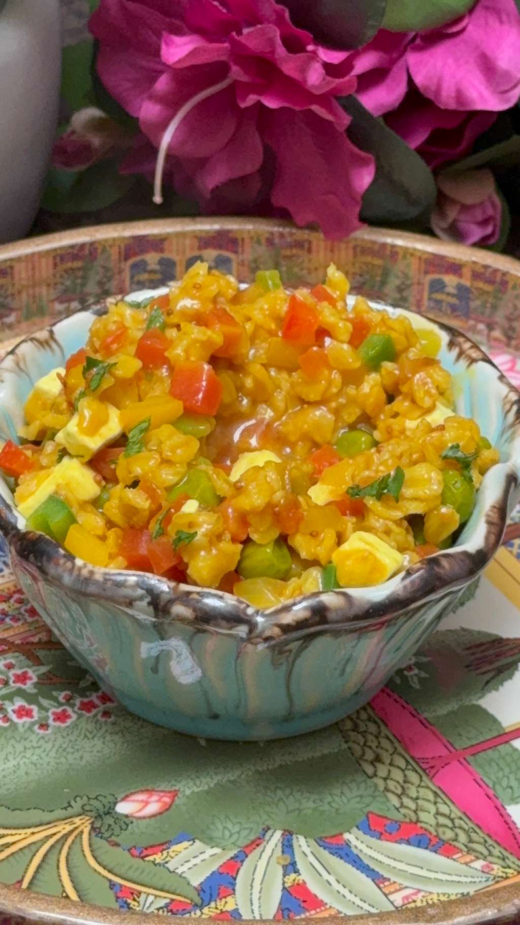 High protein masala oats