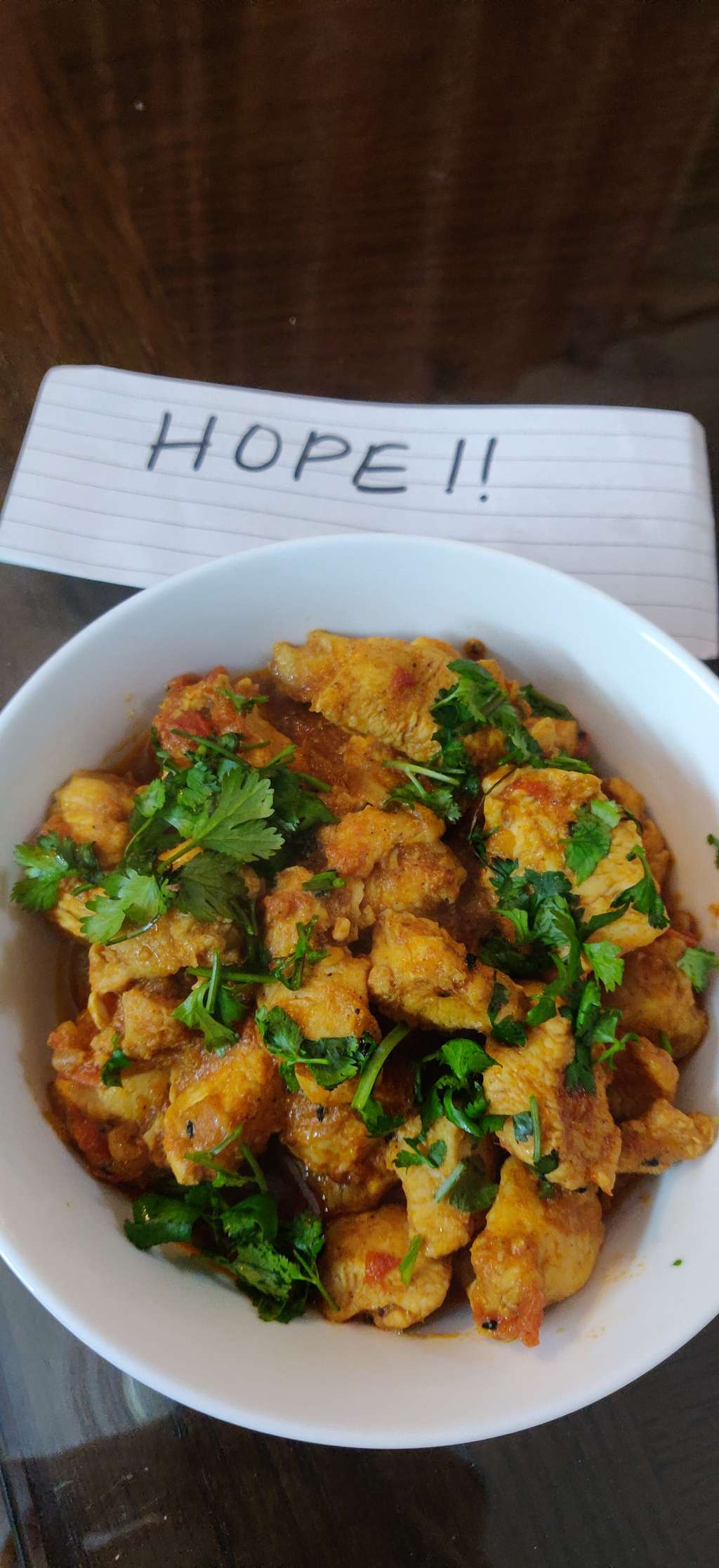 Balti chicken