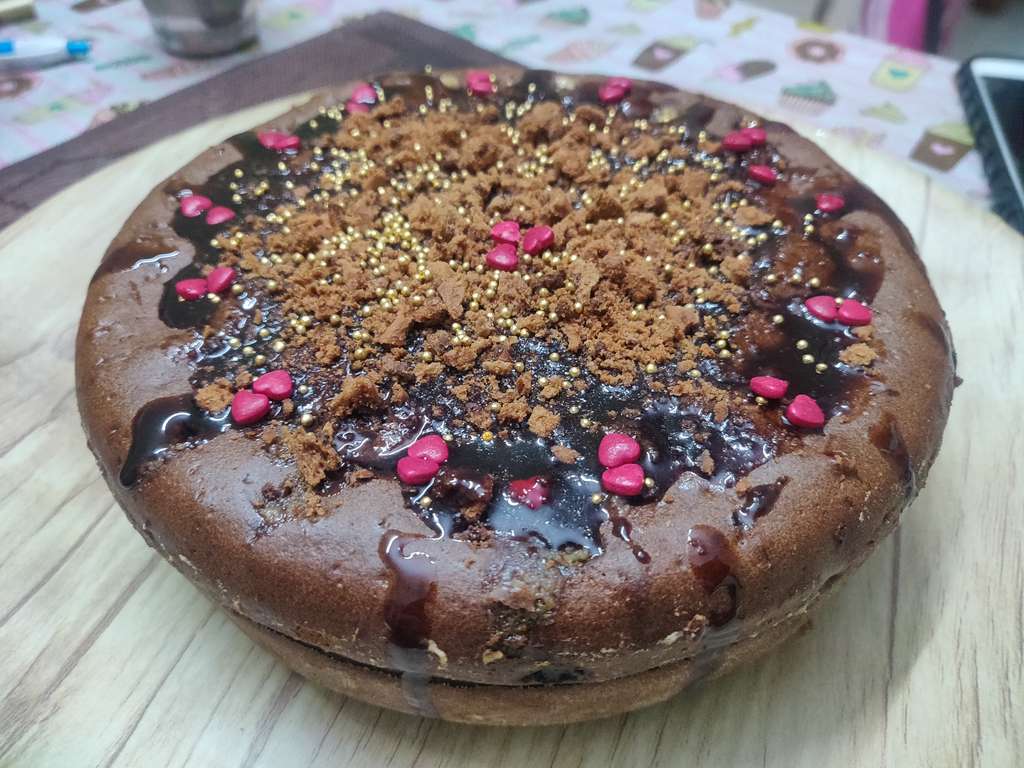 stevia and whey cake