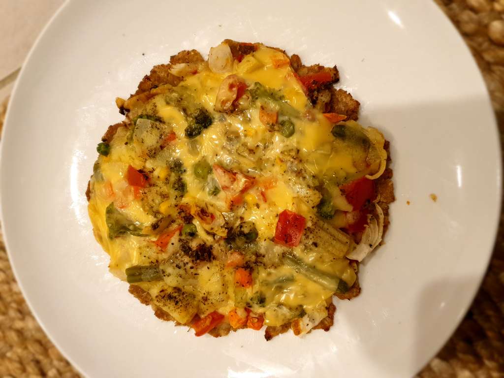 soya wheat bhakhri pizza