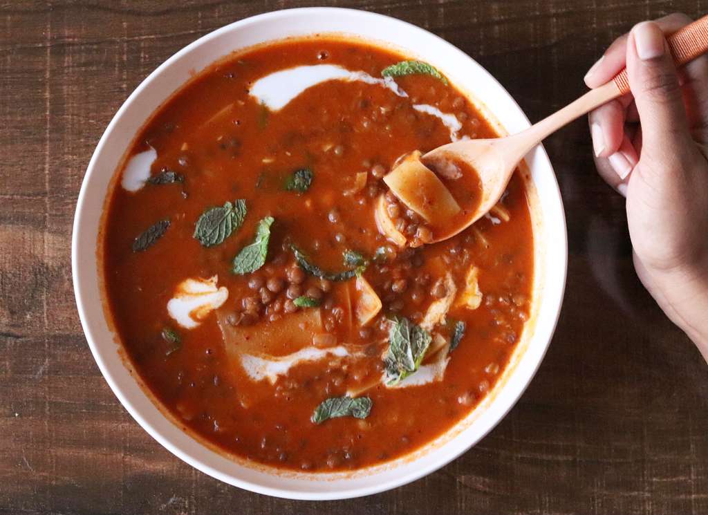 Lentil lasagna 