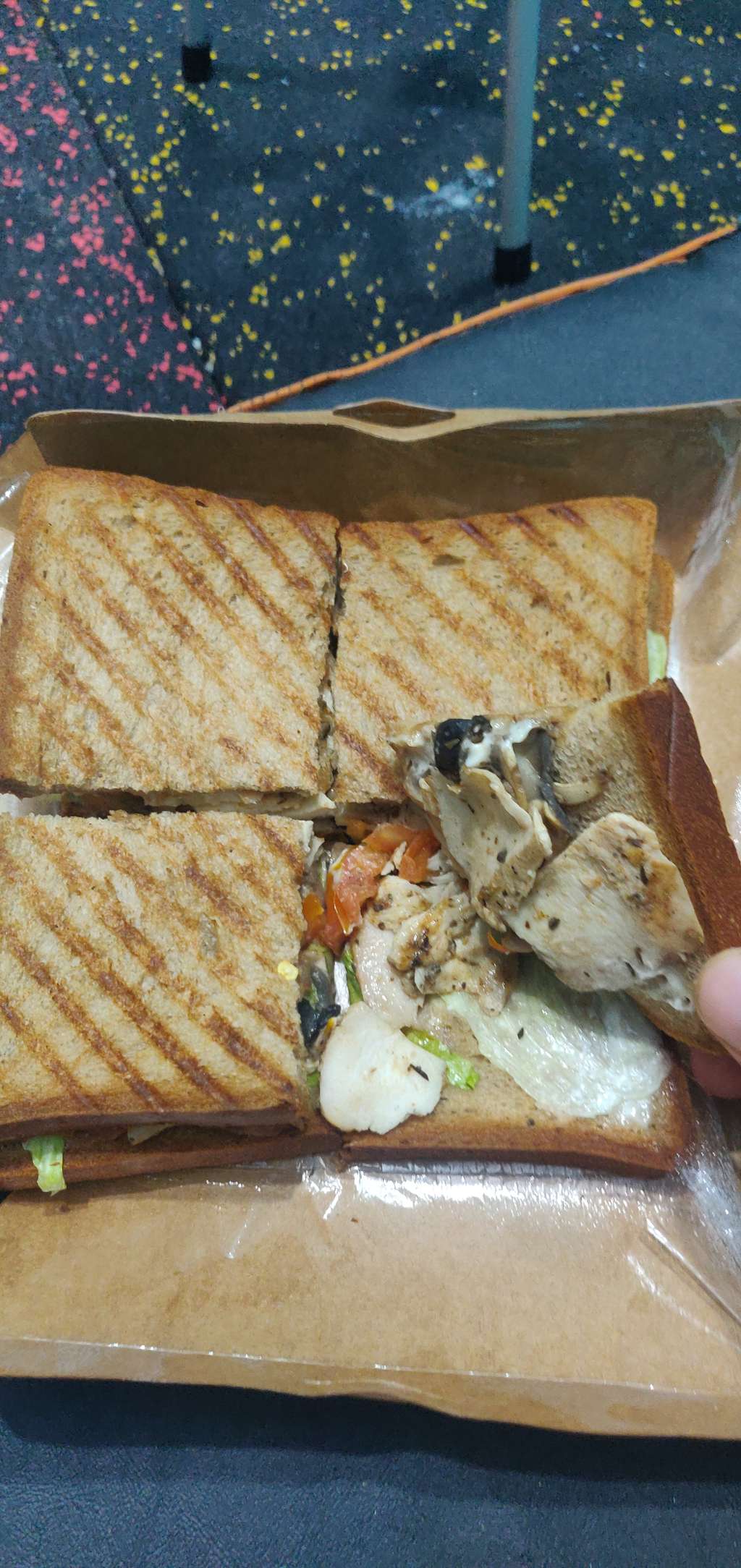 Chicken Salami Sandwich