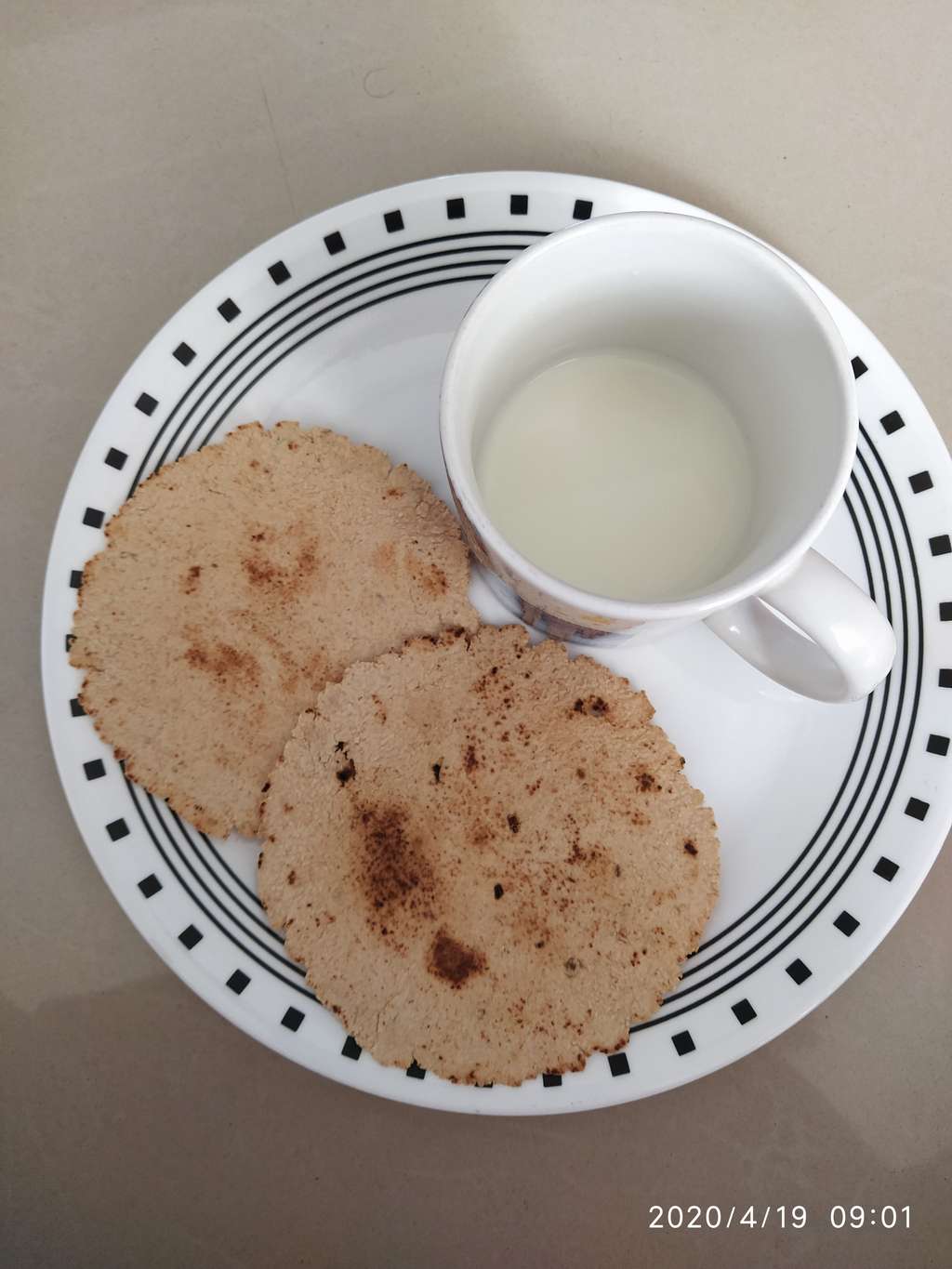 Oats Bhakhri (khakhra)