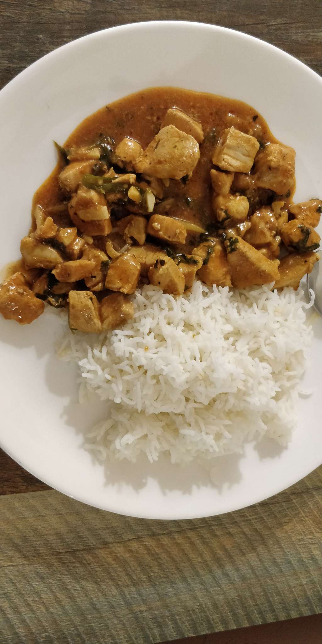Butter Chicken With Rice 