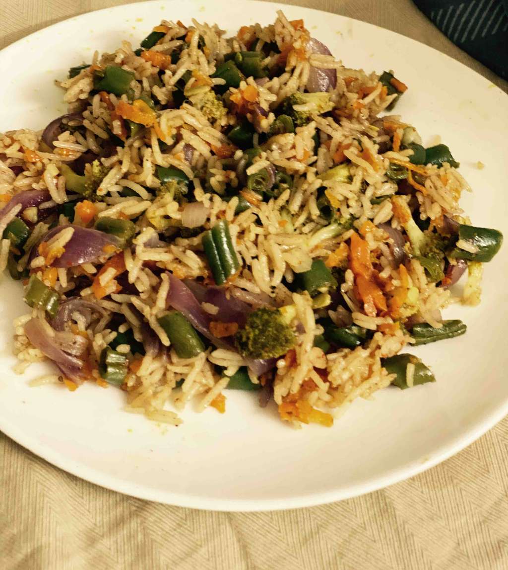Tawa Coconut Milk pulao.