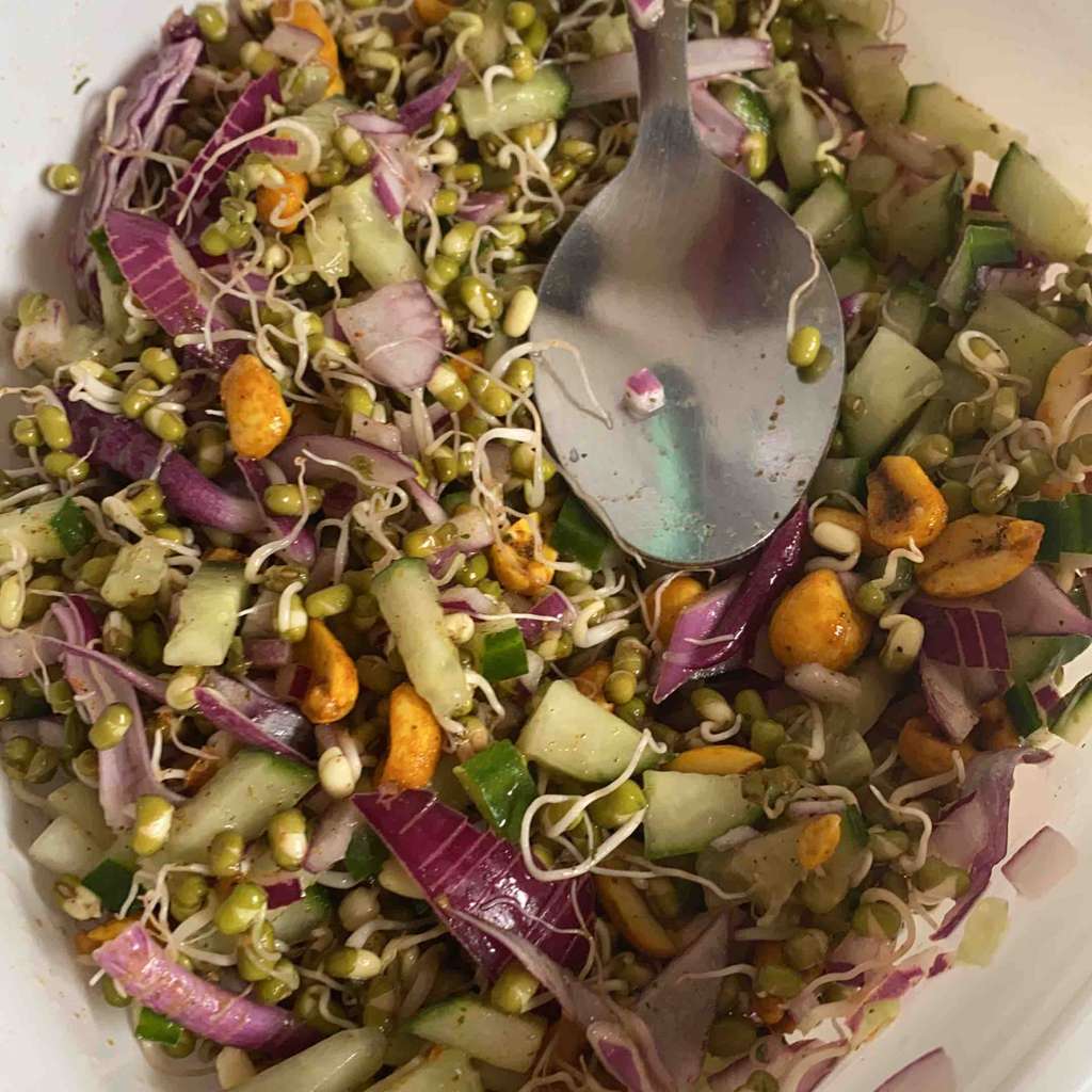 Moong masala salad