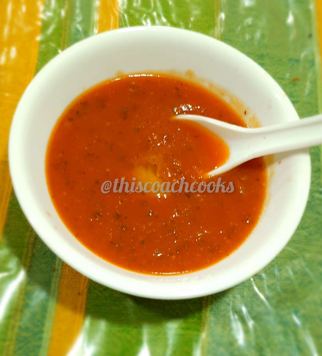 Cheesy Tomato Pumpkin soup! 