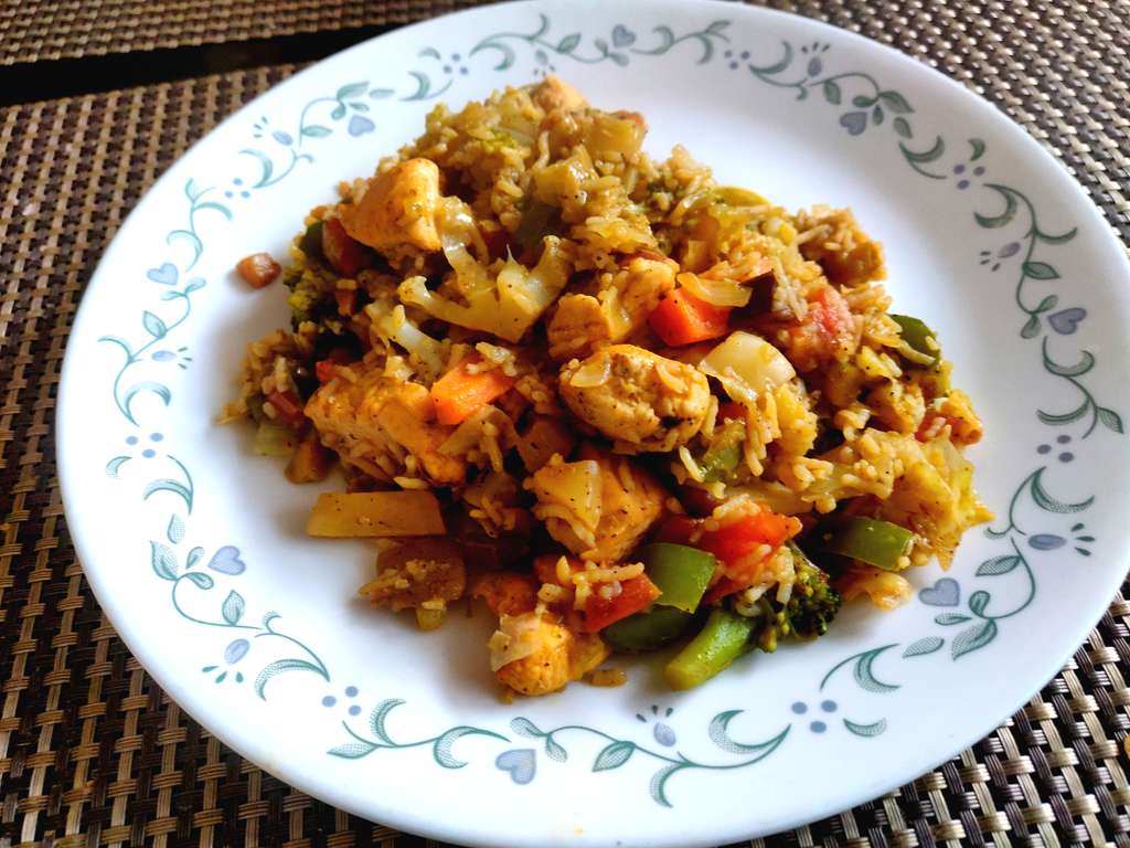 Chicken Rice + VEGGIES 
