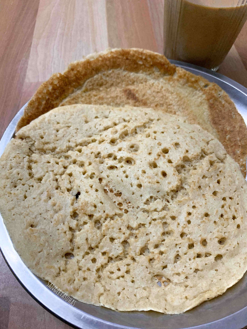 Oats Chana Dal Uttapam