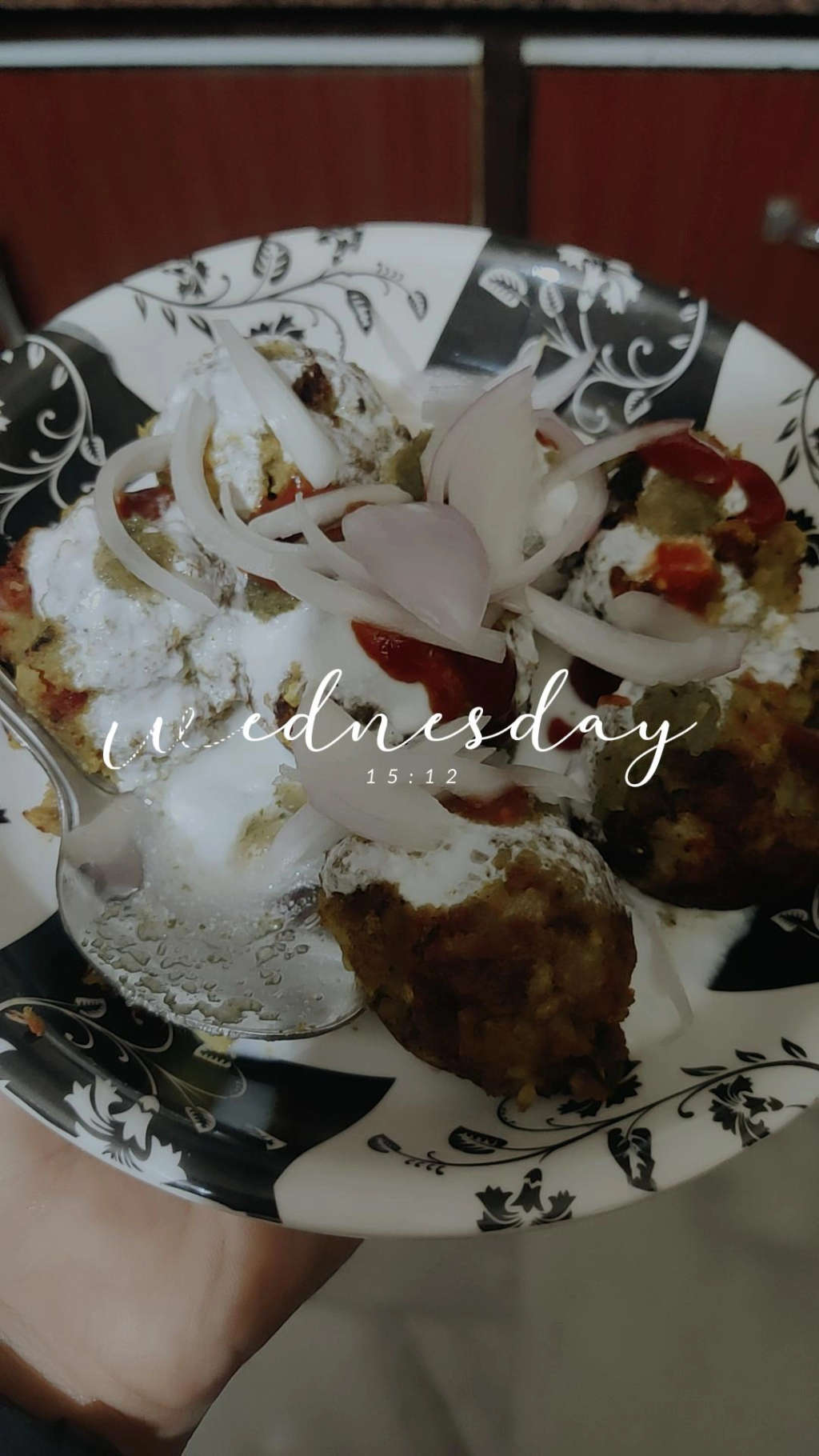soya aloo tikki chaat 