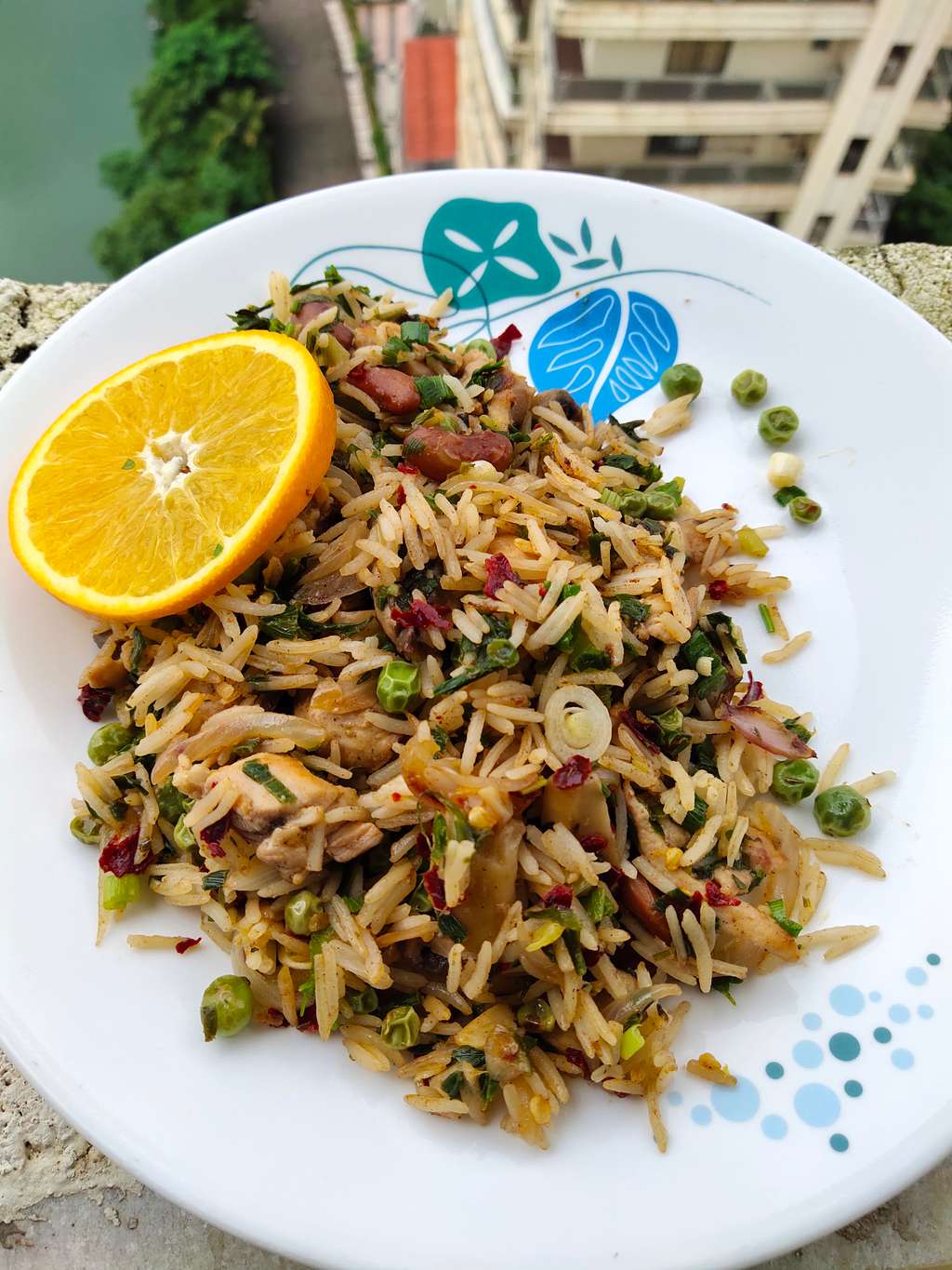 Bean rice with Orange twist
